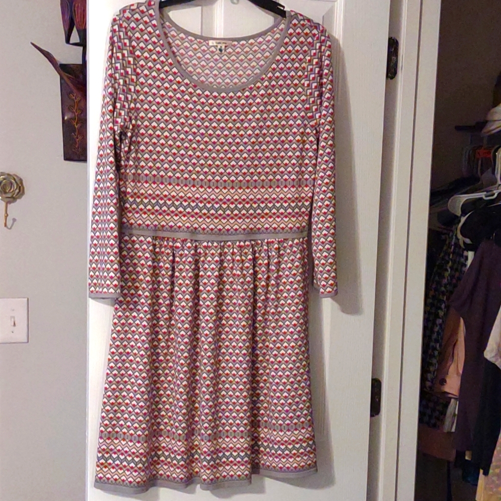 Sophie Max~M.3/4 length sleeves~very Colorful & Well Made